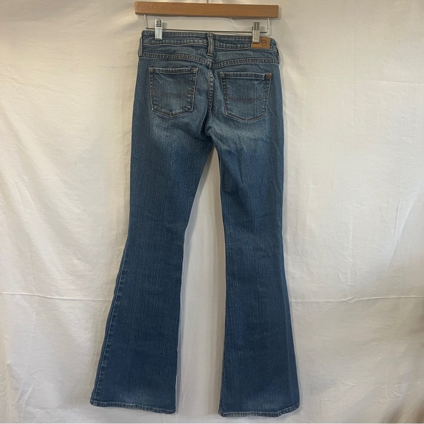 Bullhead Newport Skinny Flare Jeans Juniors Size 3 Long Denim Festival Y2K Urban