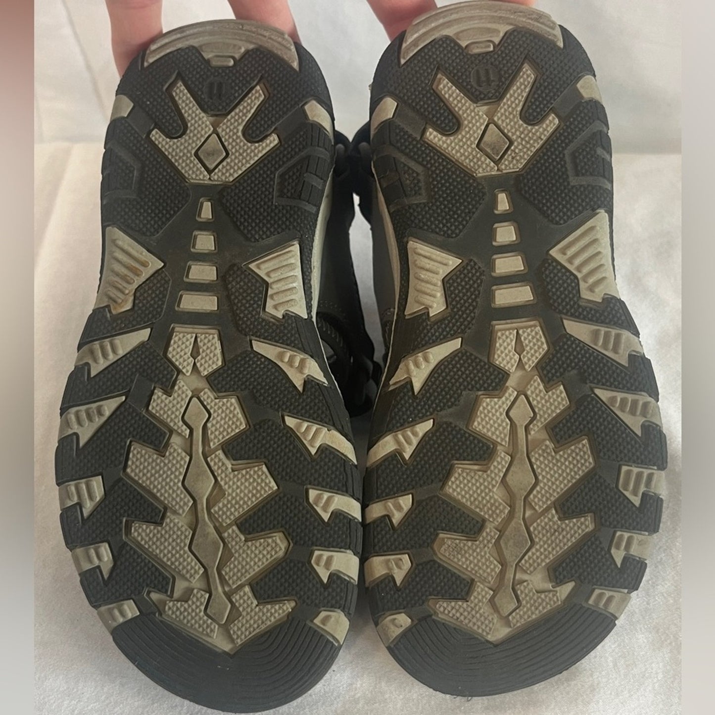 Eddie Bauer Rocky Blue Gray River Sandals Youth Size 11 Velcro Straps Outdoor