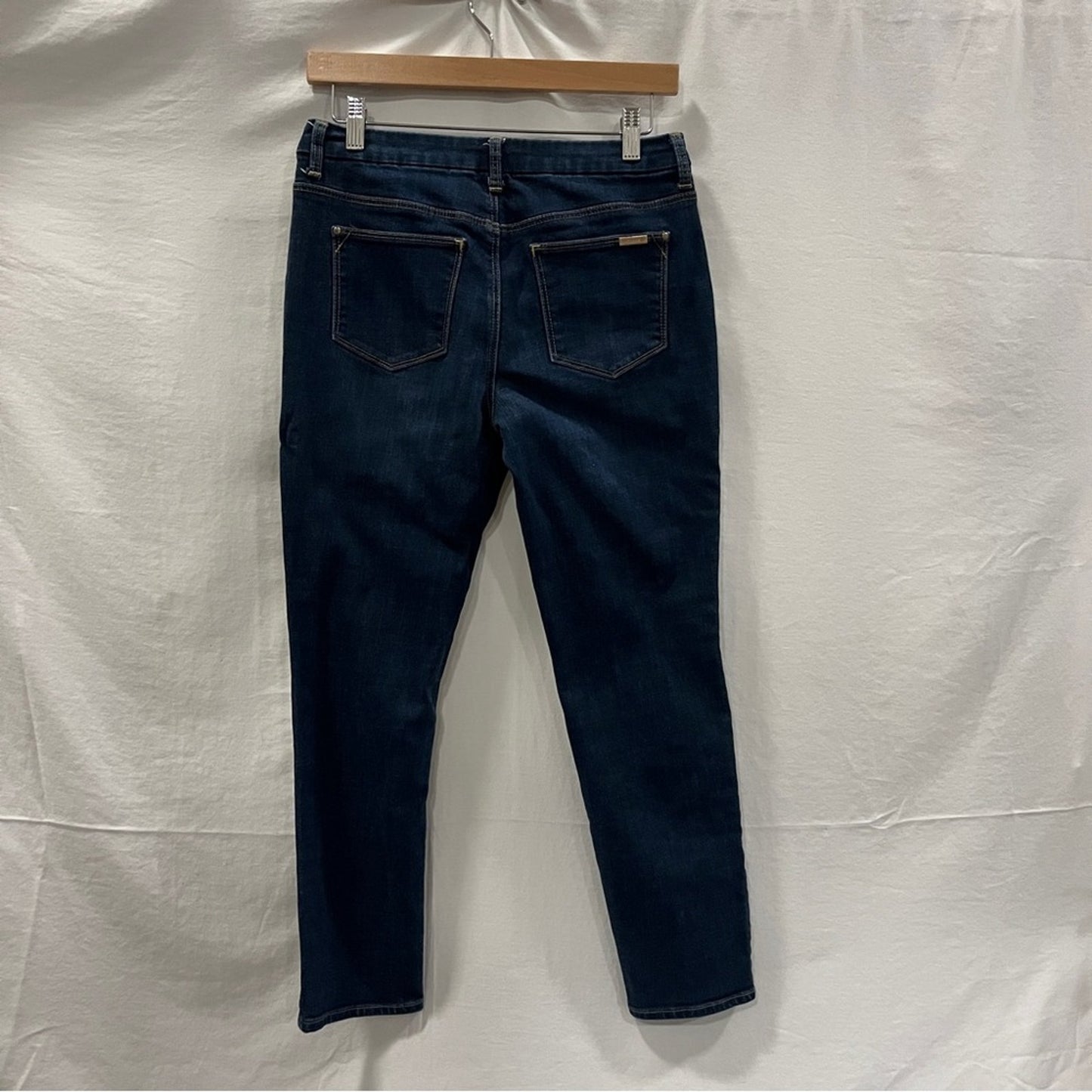 Chico's The So Slimming Girlfriend Ankle Jeans Size 00 Basic Classic Denim Blue