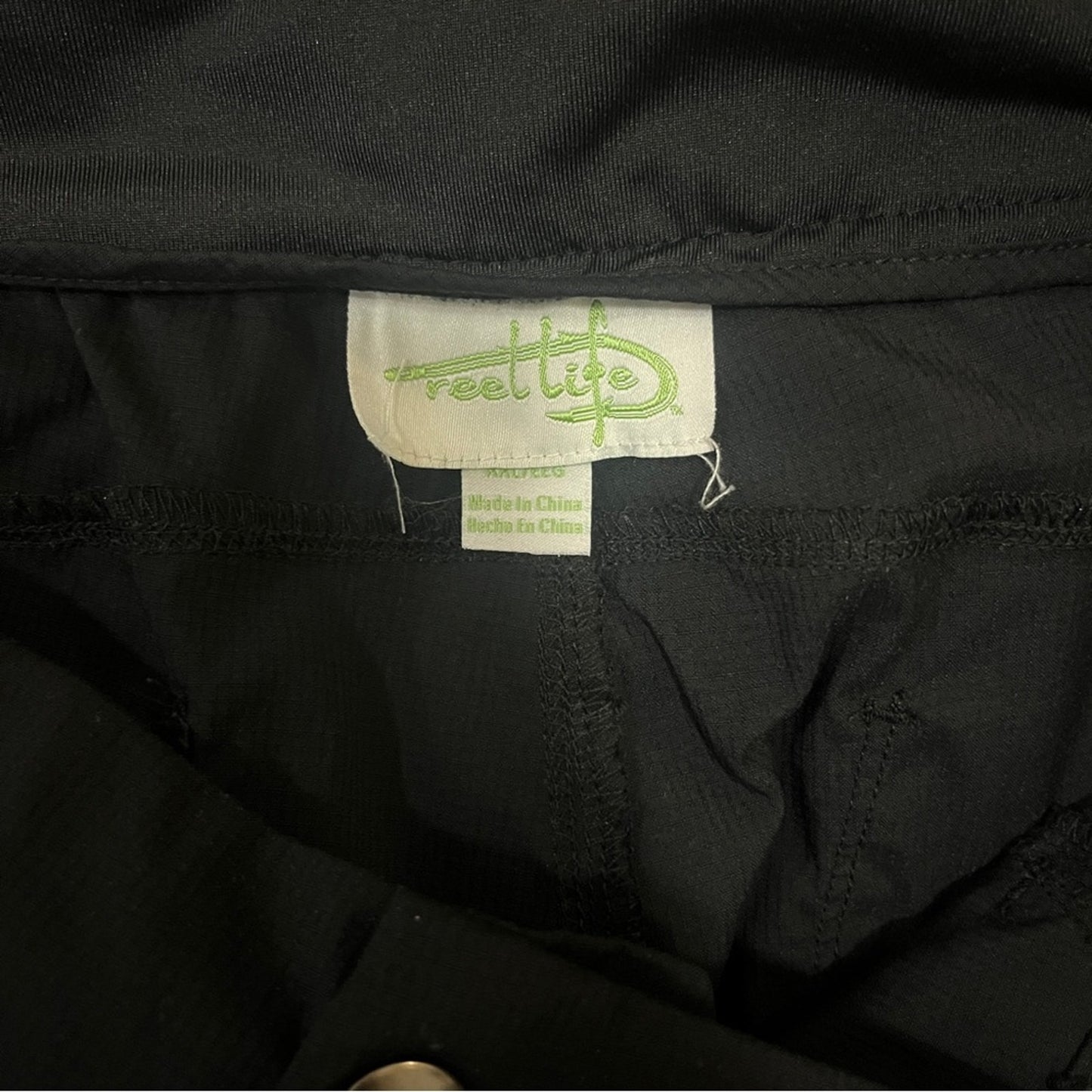 Reel Life Black Shorts Mens XXL Spandex Blend Beach Summer Island Vacation Boat