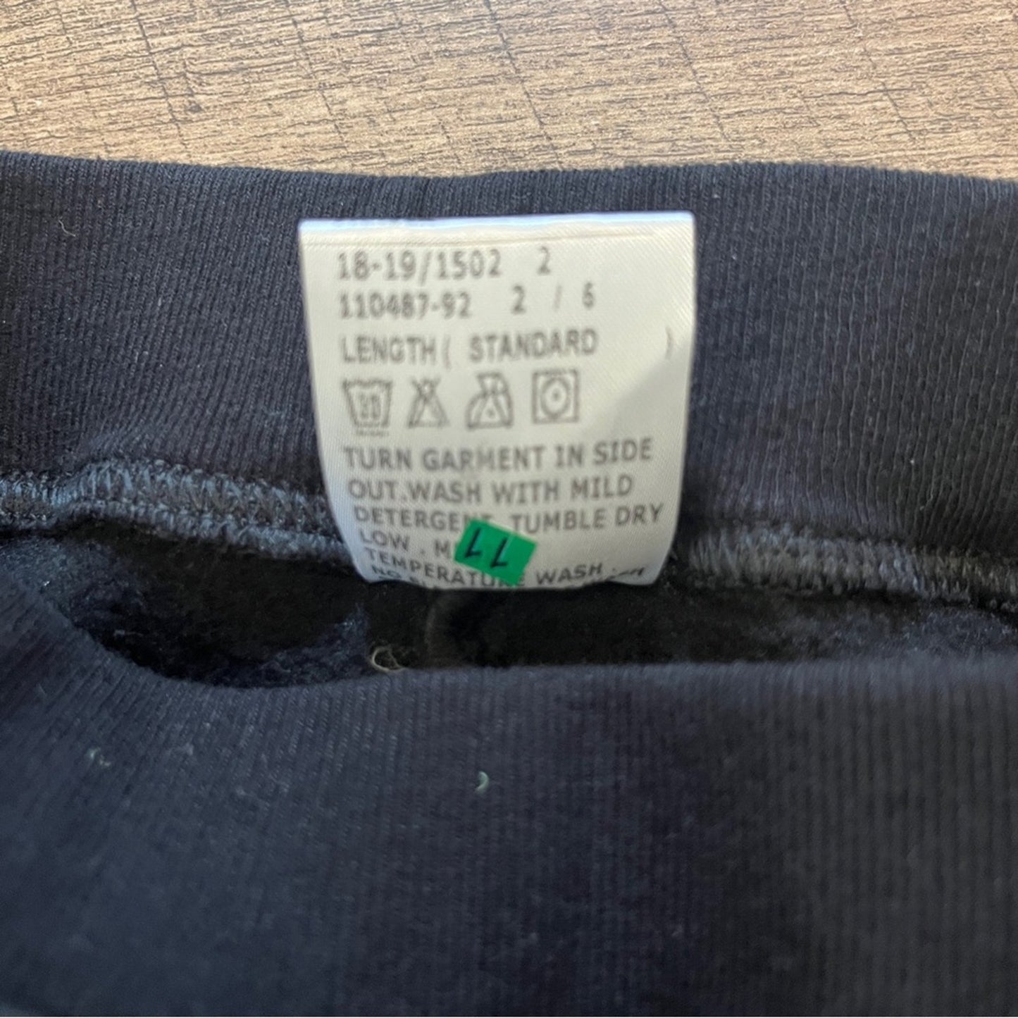 Equine Couture Riding Club Black Children's Winter Breeches Size 08 Equestrian
