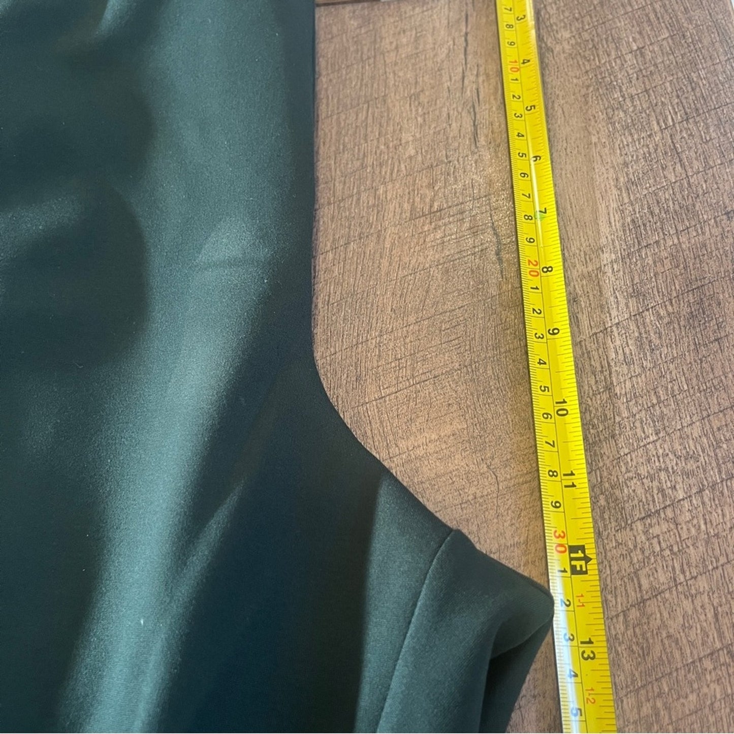 Susan Graver Liquid Knit Pants Womens Size XL Dark Green Front Pockets Classy