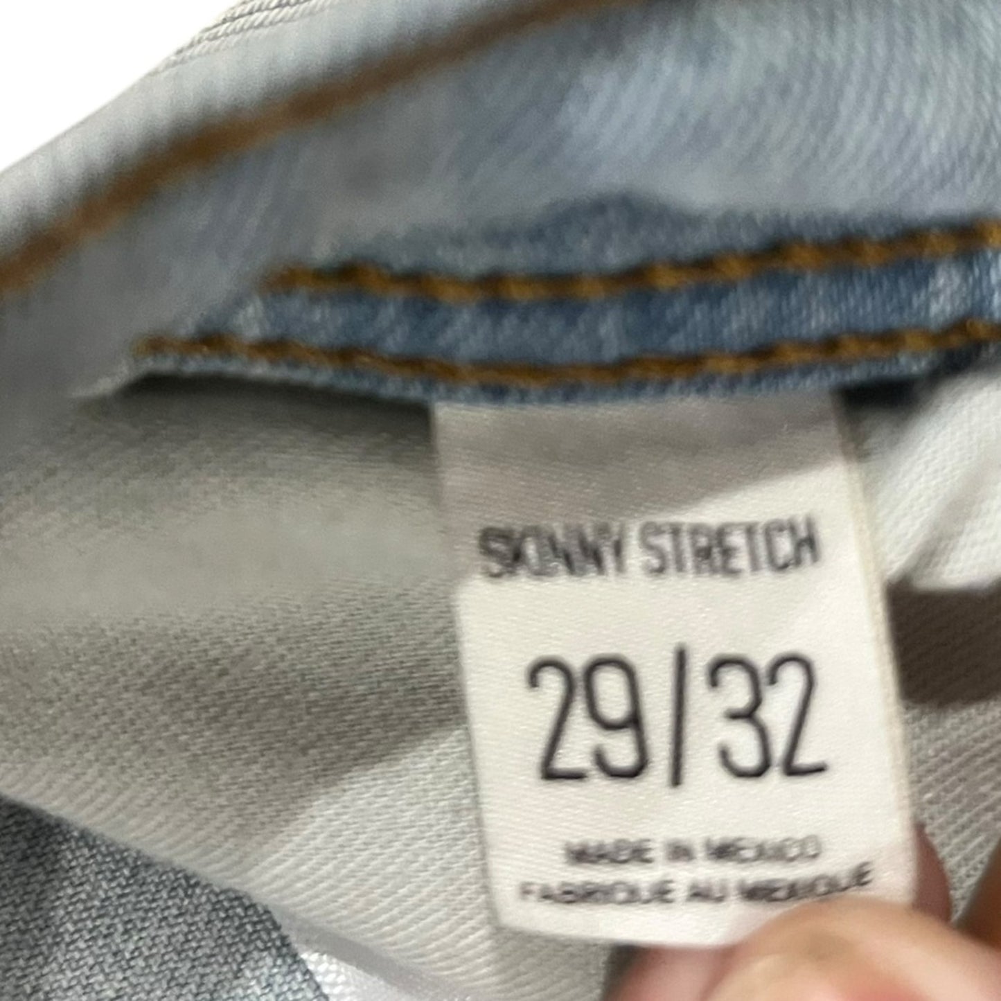 Urban Outfitter BDG Skinny Stretch Jeans Womens Size 29/32 Light Wash Denim
