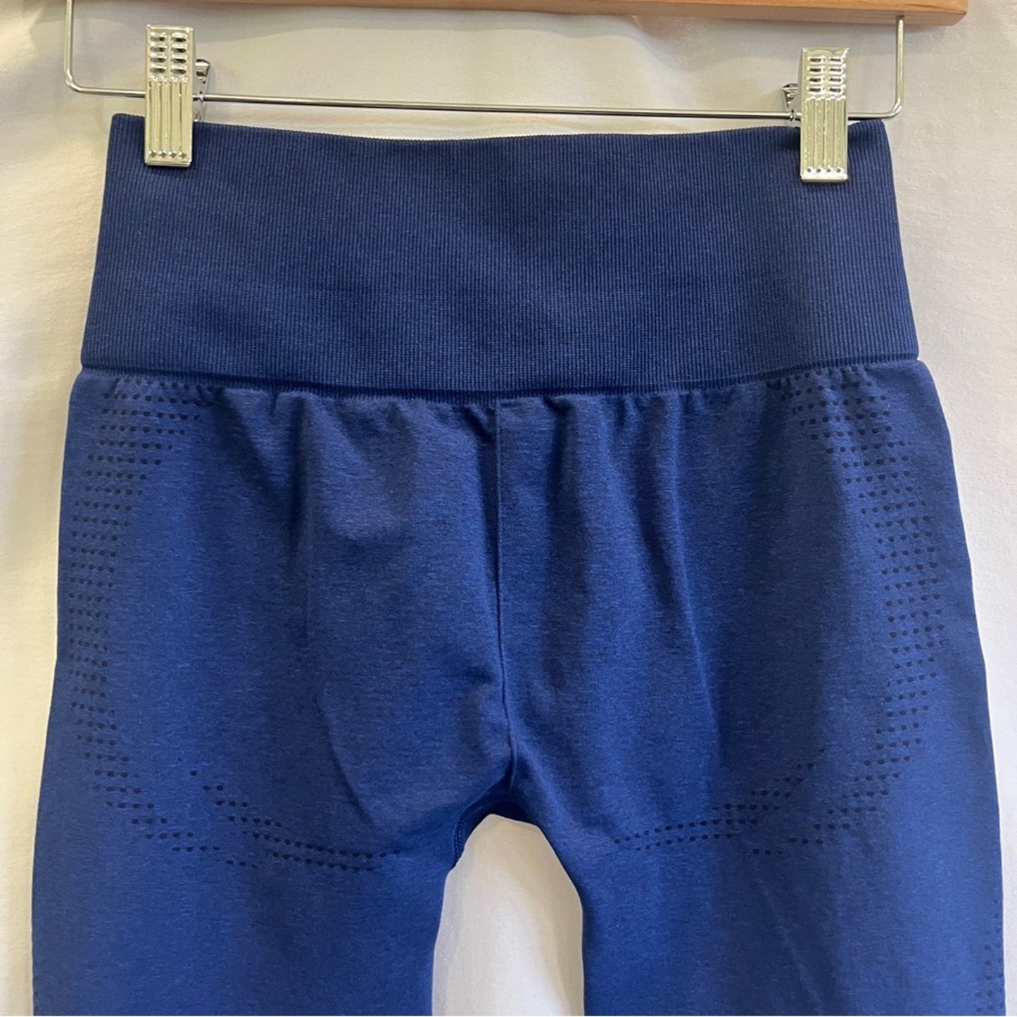 Gymshark Vital Seamless 2.0 Legging Heavy Blue Marl Size Small Gym Athletic Run
