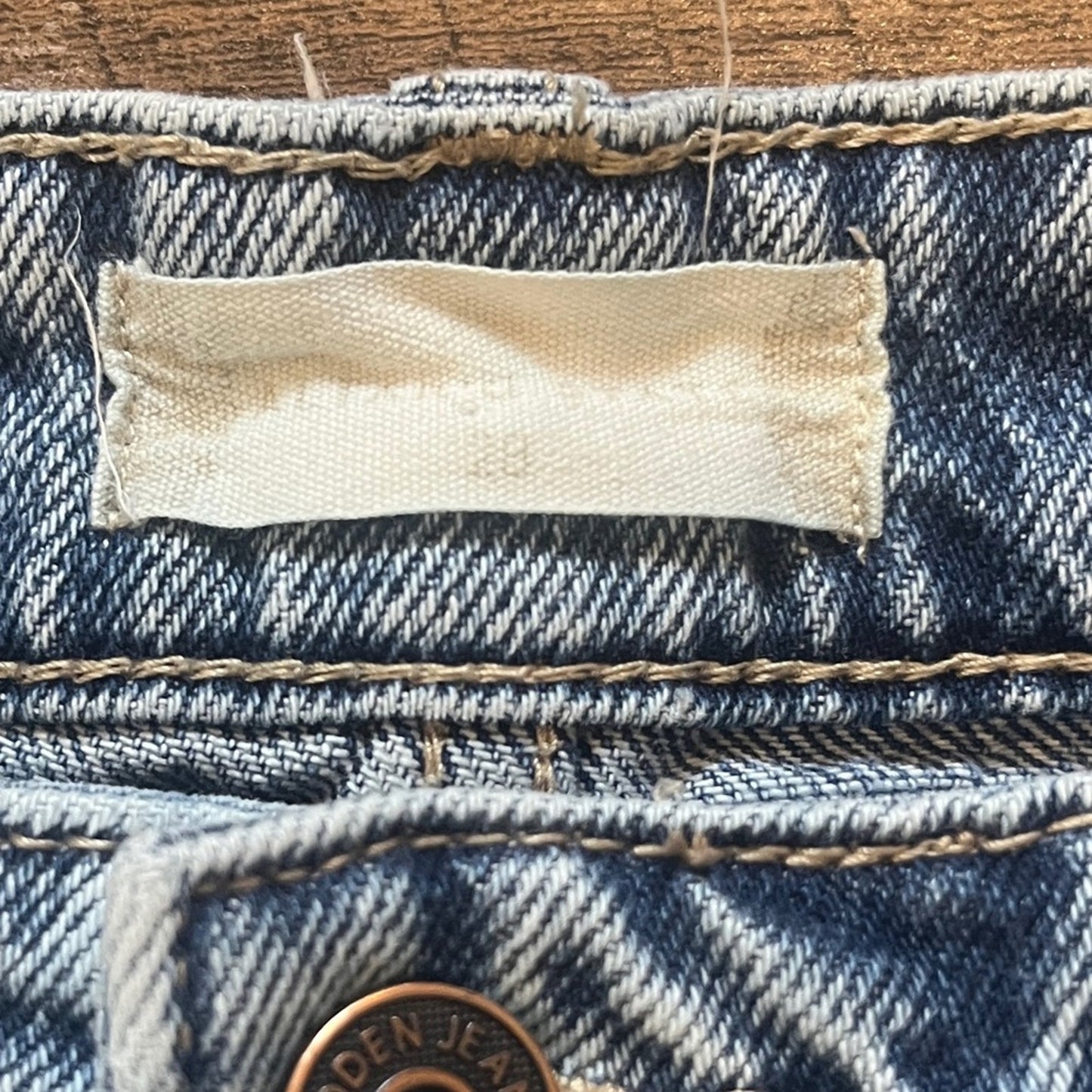 Altard State Distressed Jeans Womens Size 28 Raw Hem Straight Cropped High Rise