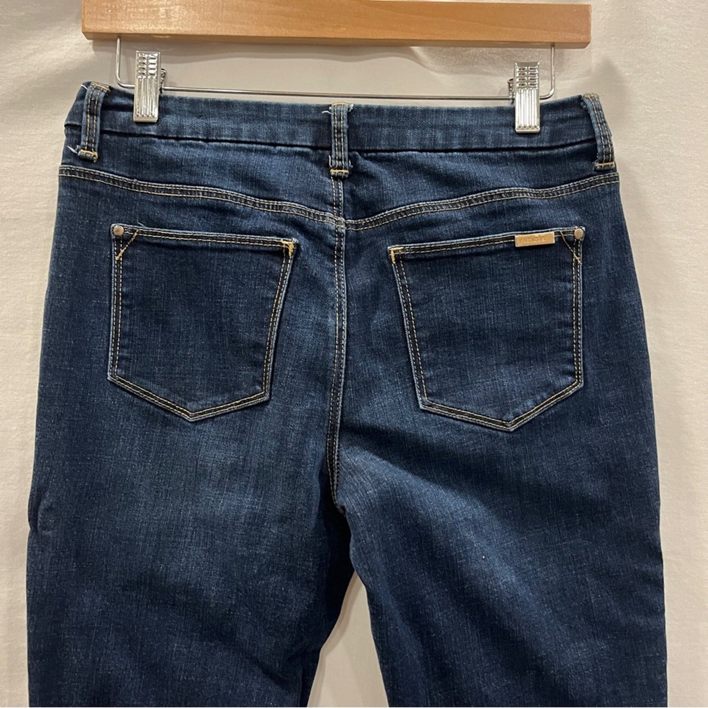 Chico's The So Slimming Girlfriend Ankle Jeans Size 00 Basic Classic Denim Blue