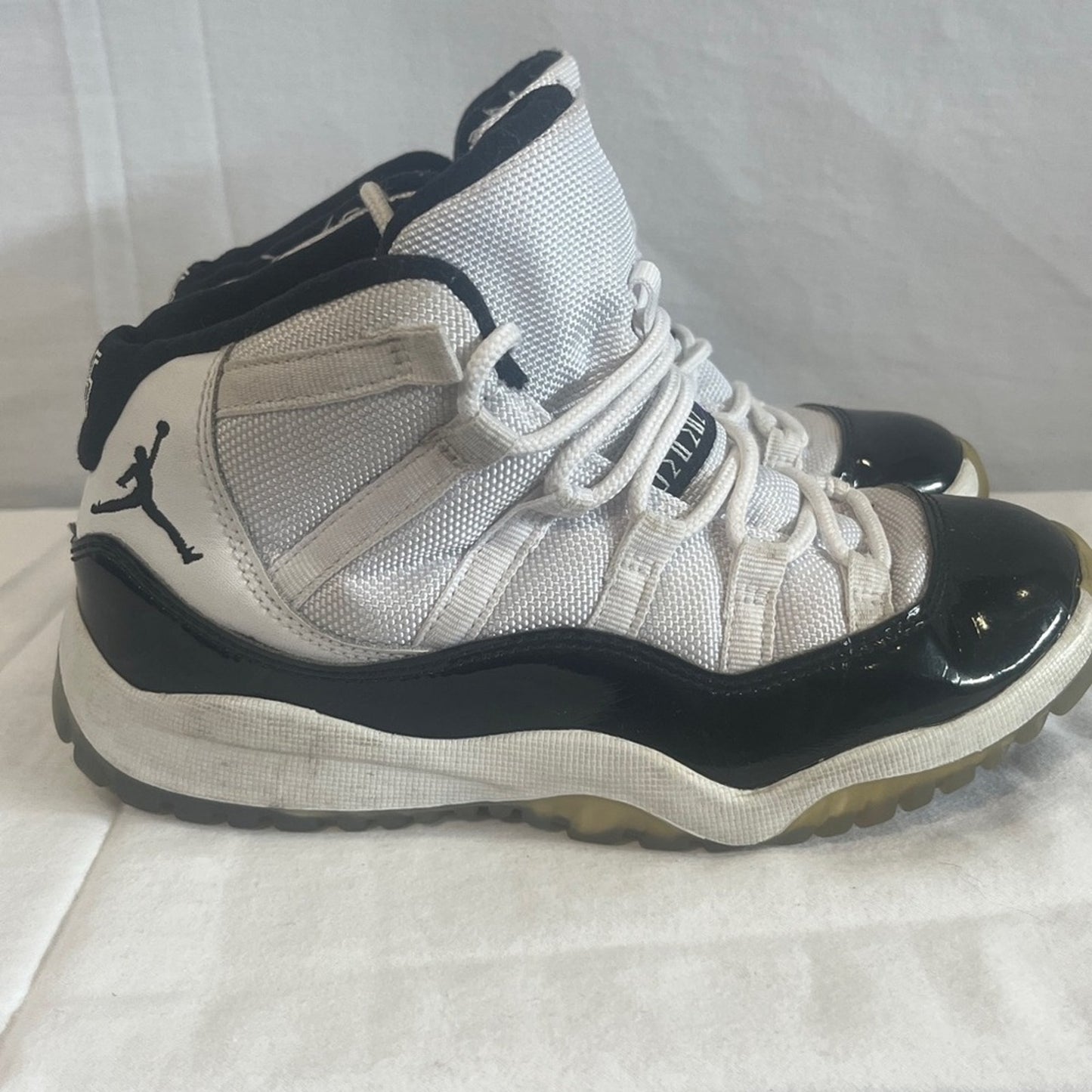 Air Jordan 11 Retro Concord Sneakers Youth 1.5 White Black Basketball 2018 45