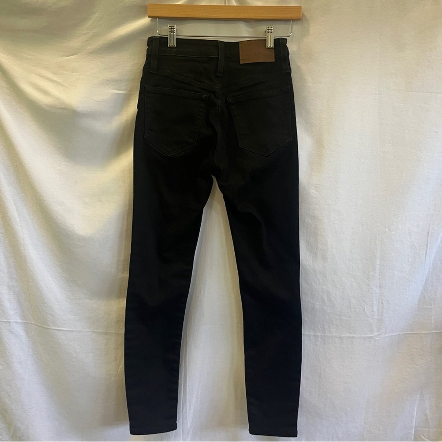 J Crew Mercantile Black Denim Skinny Jeans Womens Size 25 Classic Basic Casual