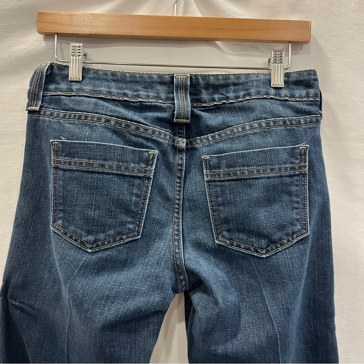 Gap Curvy Flare 4 Long Denim Jeans Classic Everyday Tall Basic Essential Simple