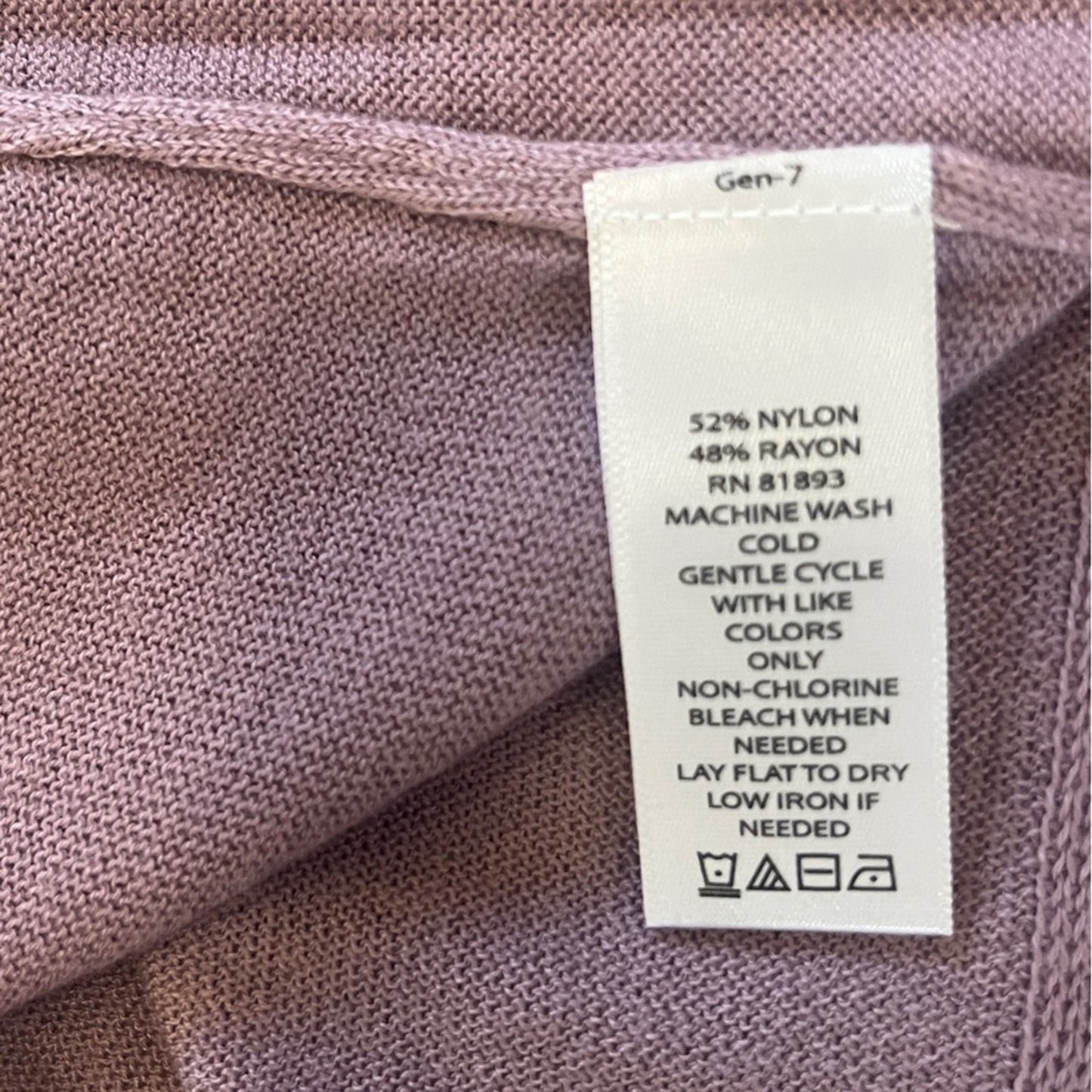 H by Halston Cardigan Womens 1X Light Purple Mauve Duster Open Front Dainty Boho