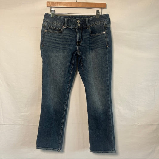 American Eagle Artist Stretch Jeans Womens Size 6 Cropped Denim Simple Casual