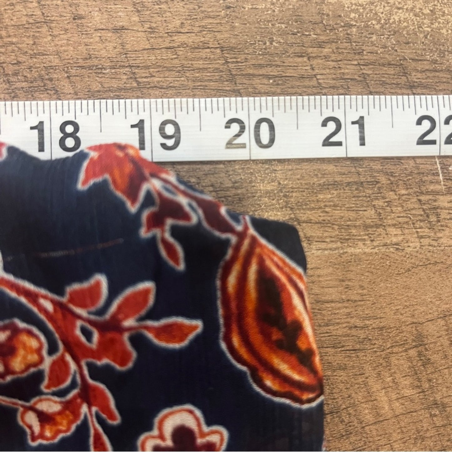 Womens Dress Size Small Navy Orange Long Neck Tie Sheer Bottom Upper Lining Work