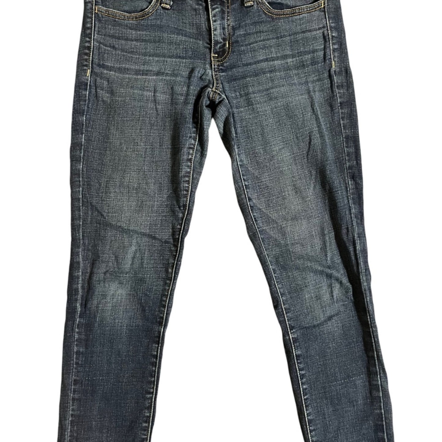 American Eagle Womens Jegging Size 6 Stretch  Medium Wash Whiskered Denim Jeans