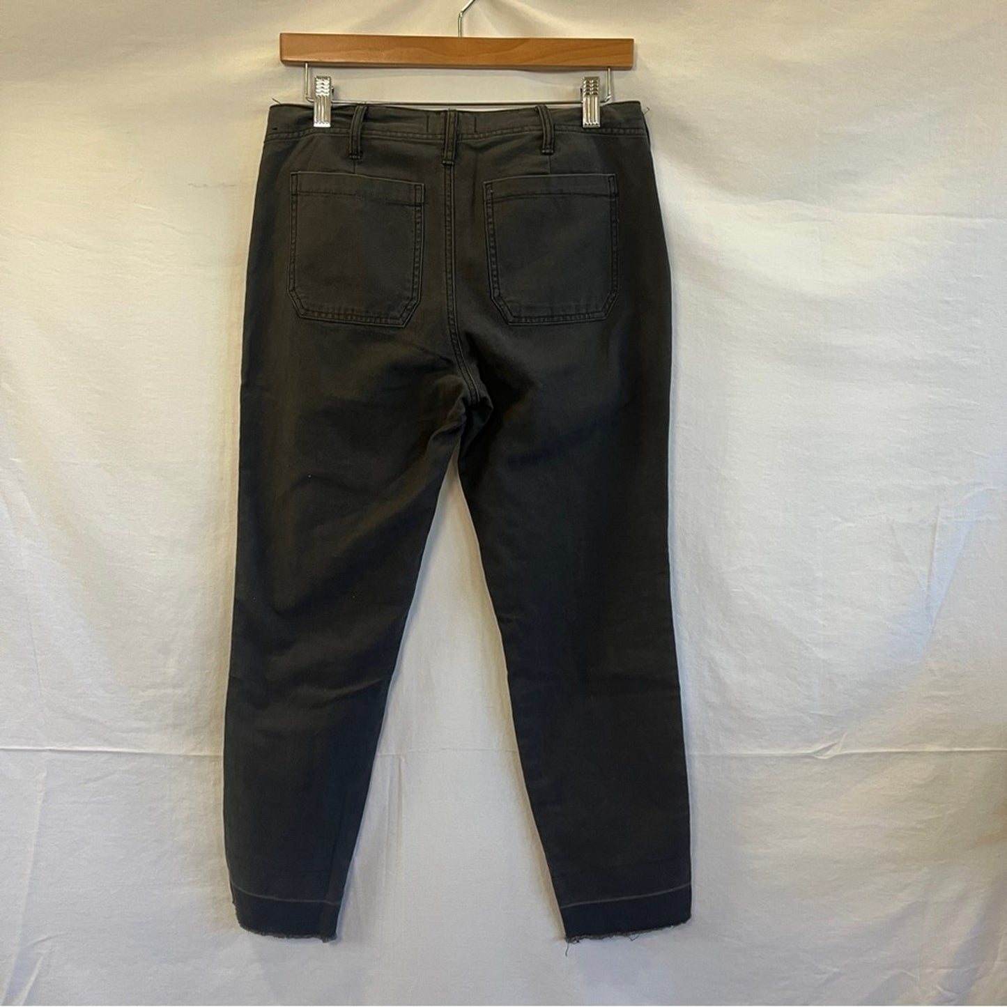 Abercrombie & Fitch Ames Low Rise Slim Boyfriend Pants Womens Size 4 Blue Gray