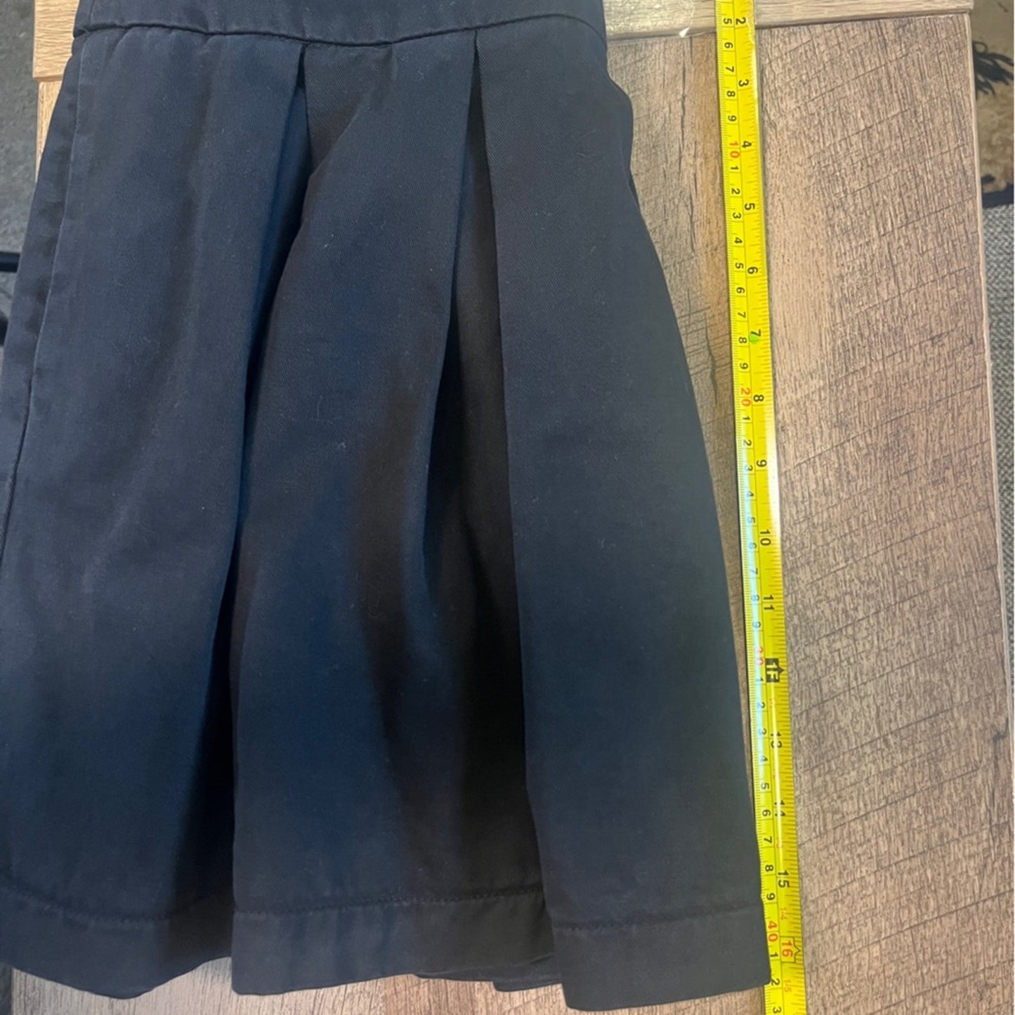 Zara TRF Collection Mini Skirt Womens Large Black Pleated Schoolgirl Academia