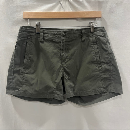 Kuhl Green Shorts Womens Size 6 Outdoor Granola Girl Earthy Nature Hiking Trails
