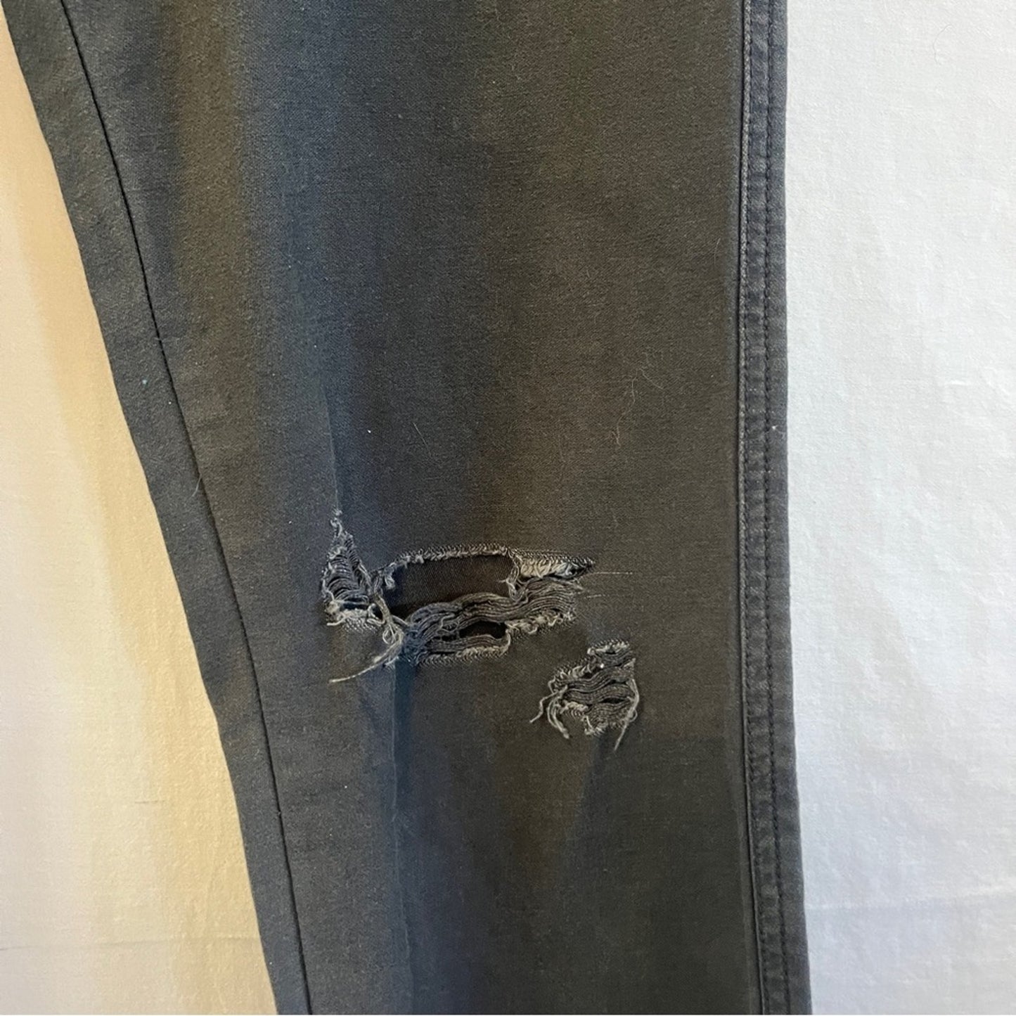 Abercrombie & Fitch Ames Low Rise Slim Boyfriend Pants Womens Size 4 Blue Gray