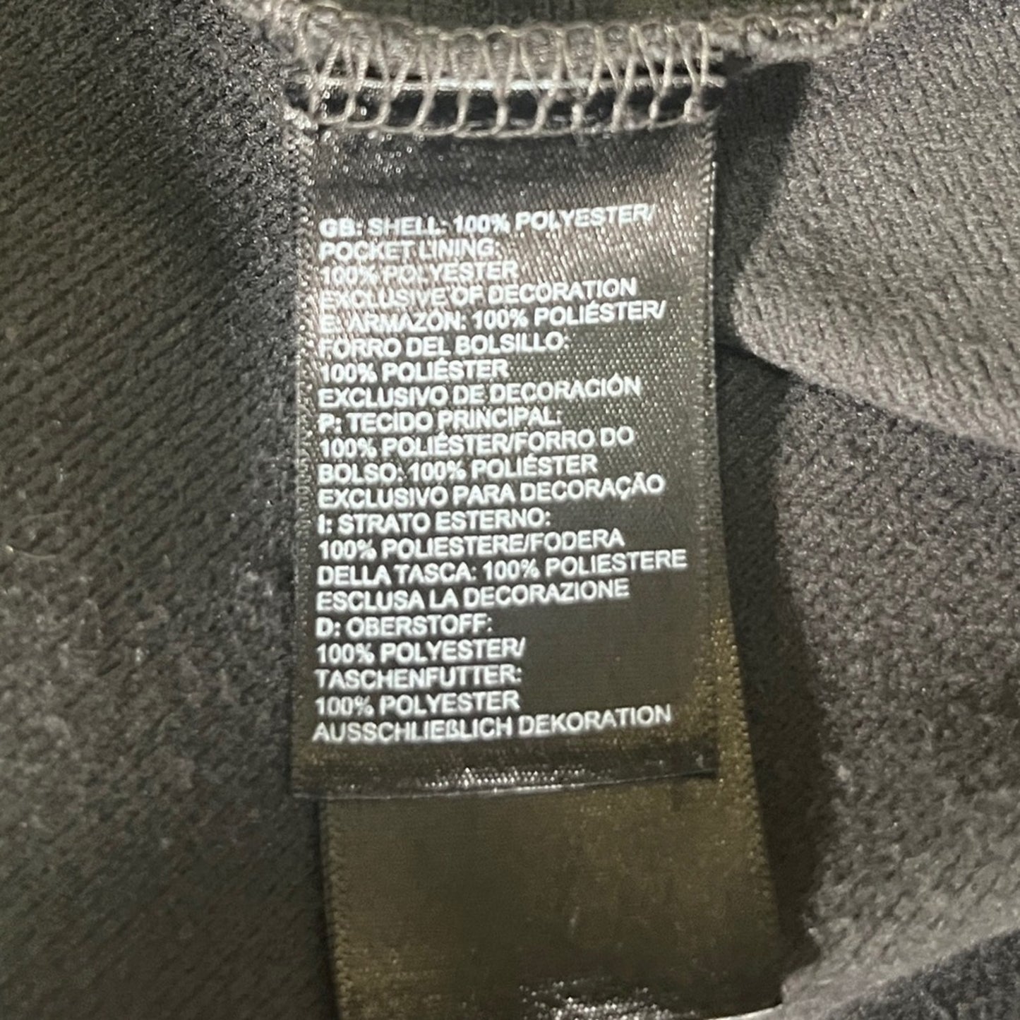 The North Face Soft Shell Jacket Mens Small Black Gray Full Zip Outerwear Casual