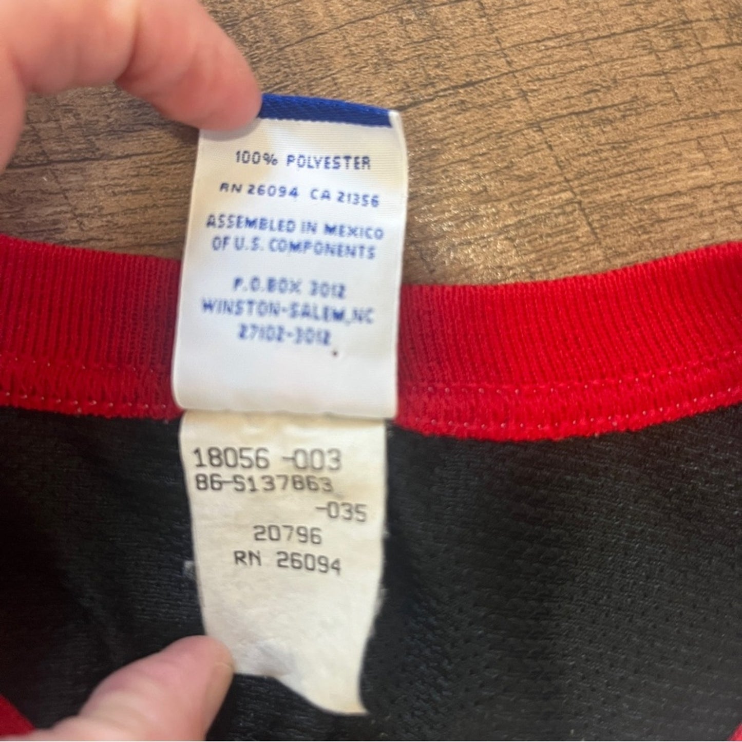 Vintage Champion NBA Basketball Jersey Chicago Bulls Dennis Rodman 91 Youth Med