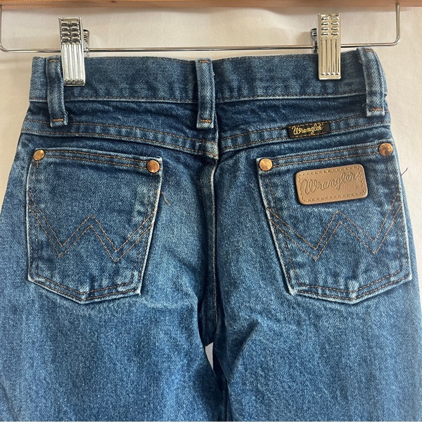Wrangler Boys Straight Denim Jeans 7 Slim Rodeo Ranch Country Western Cowboy