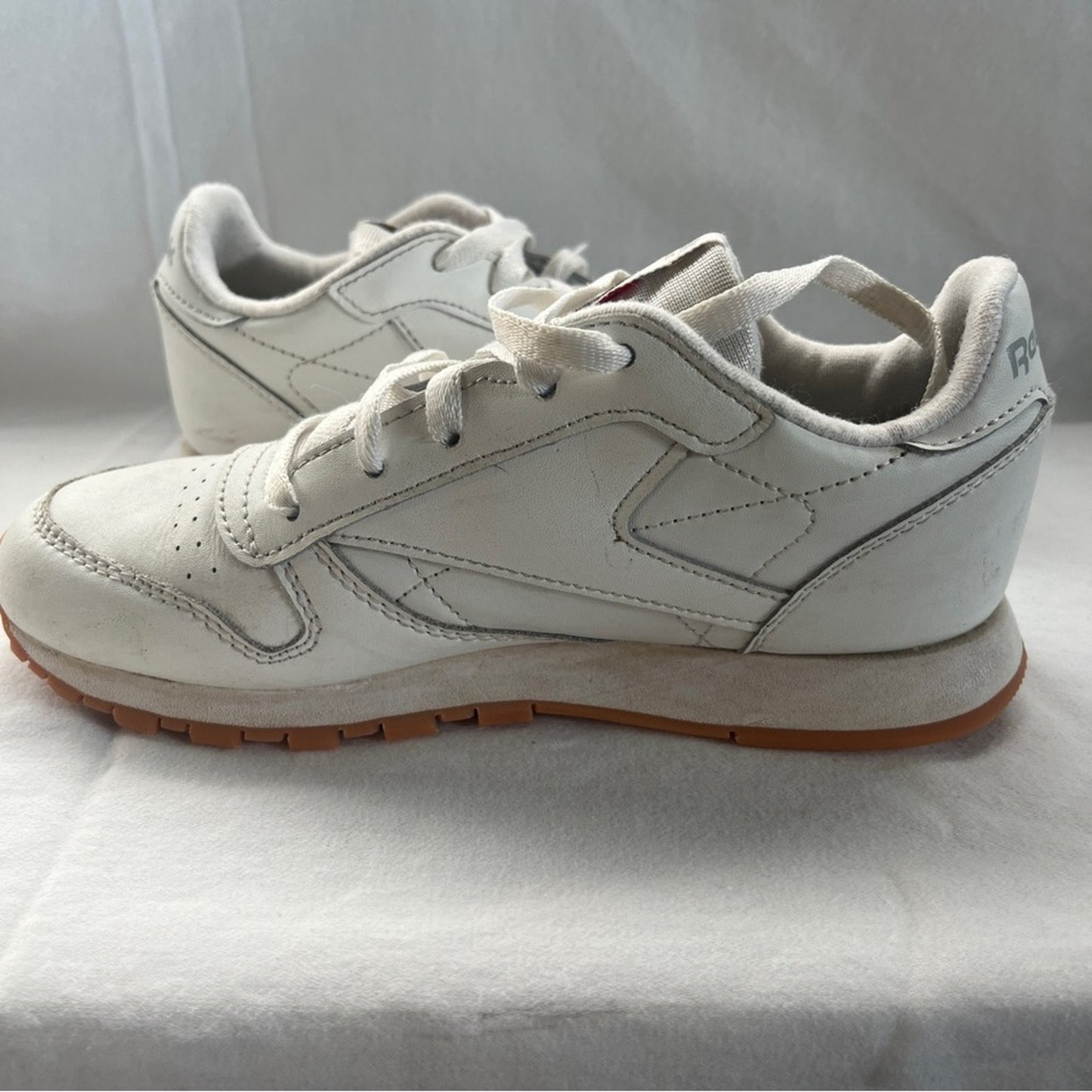 Reebok Classic Leather Sneakers Youth 2.5 Playwear Outdoor Tennis Shoes Casual
