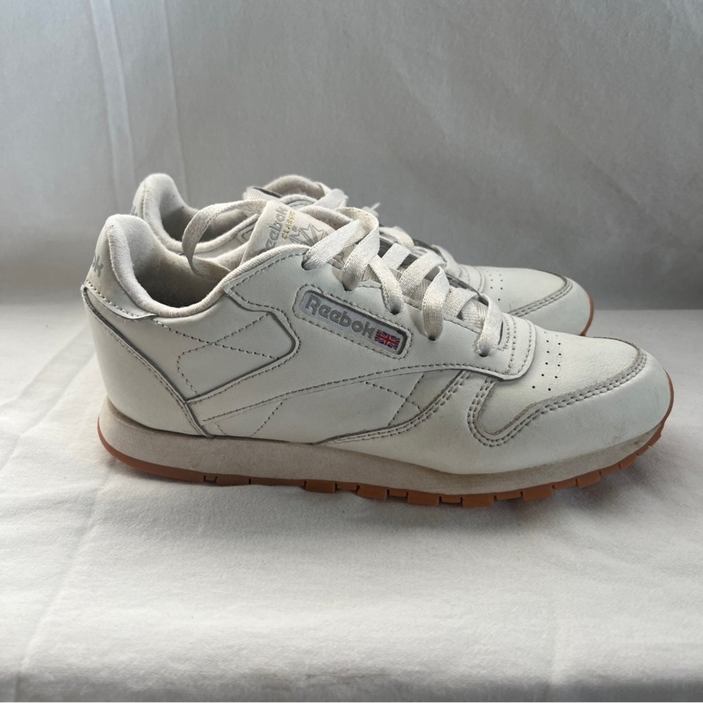Reebok Classic Leather Sneakers Youth 2.5 Playwear Outdoor Tennis Shoes Casual