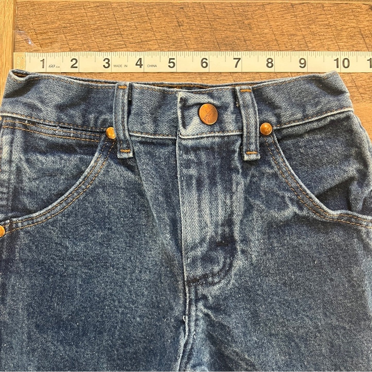 Wrangler Boys Straight Denim Jeans 7 Slim Rodeo Ranch Country Western Cowboy