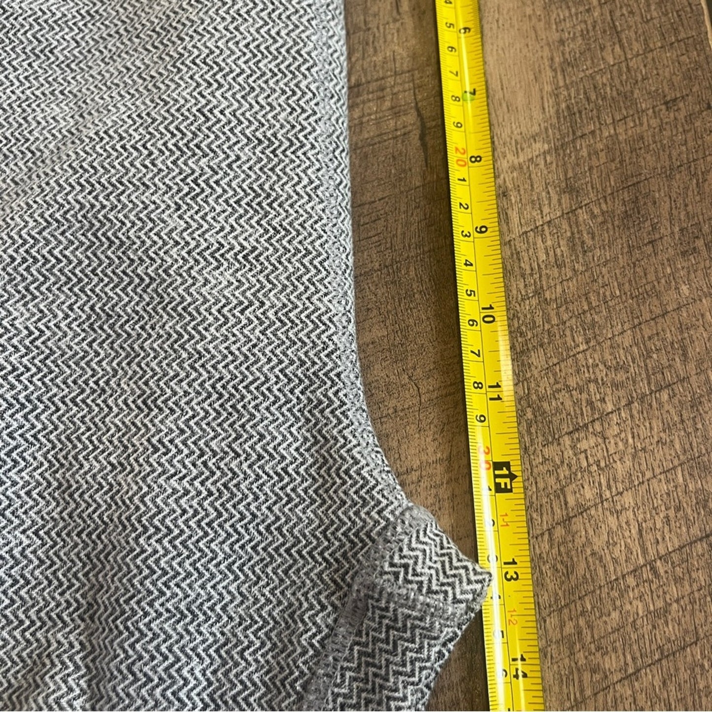 Kyodan Athletic Pants Womens Size Large Chevron Black Gray Running Workout Gym