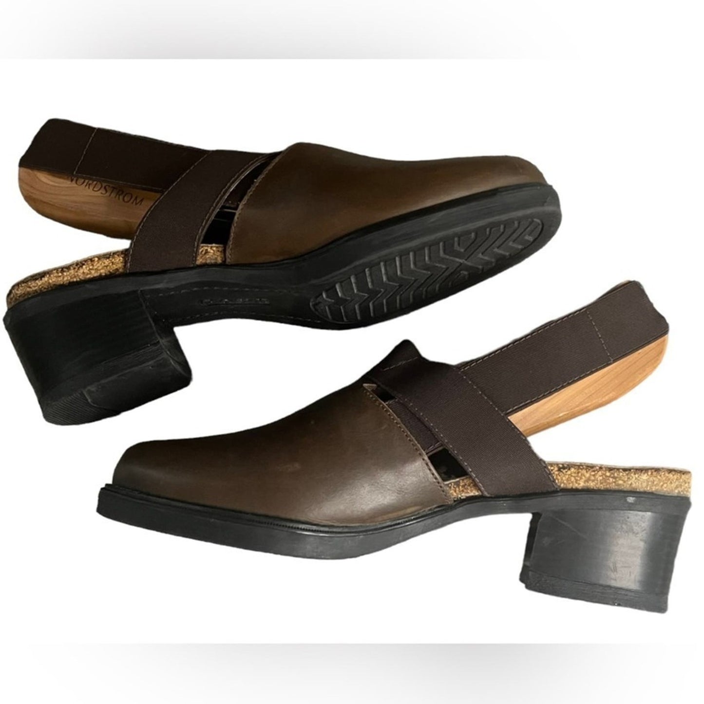 Naot Slingback Shoes Women’s Size 40 L9 Brown Leather Back Strap Sandal 
