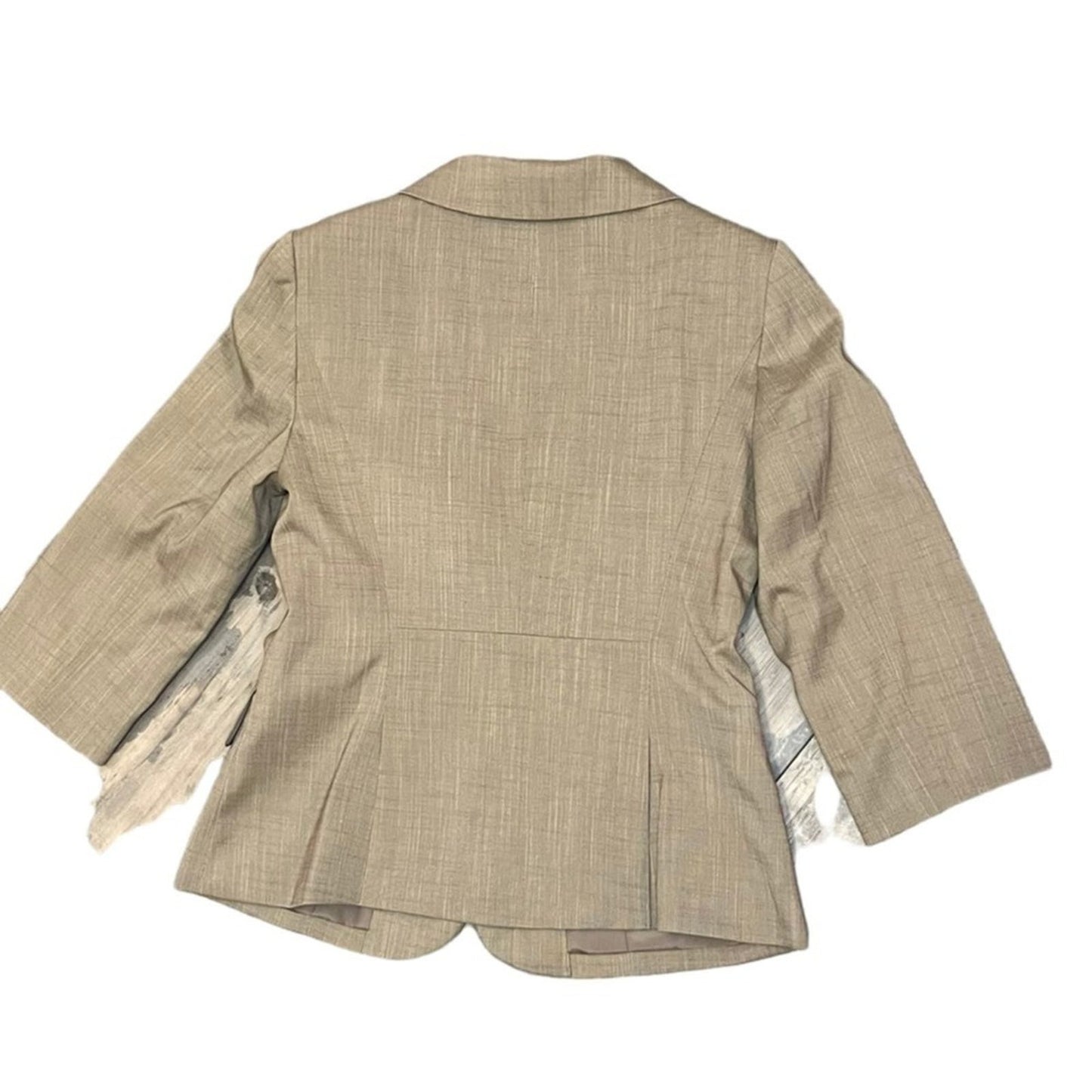 The Limited Blazer Womens Small Tan Business Casual Career Preppy Neutral NWT 