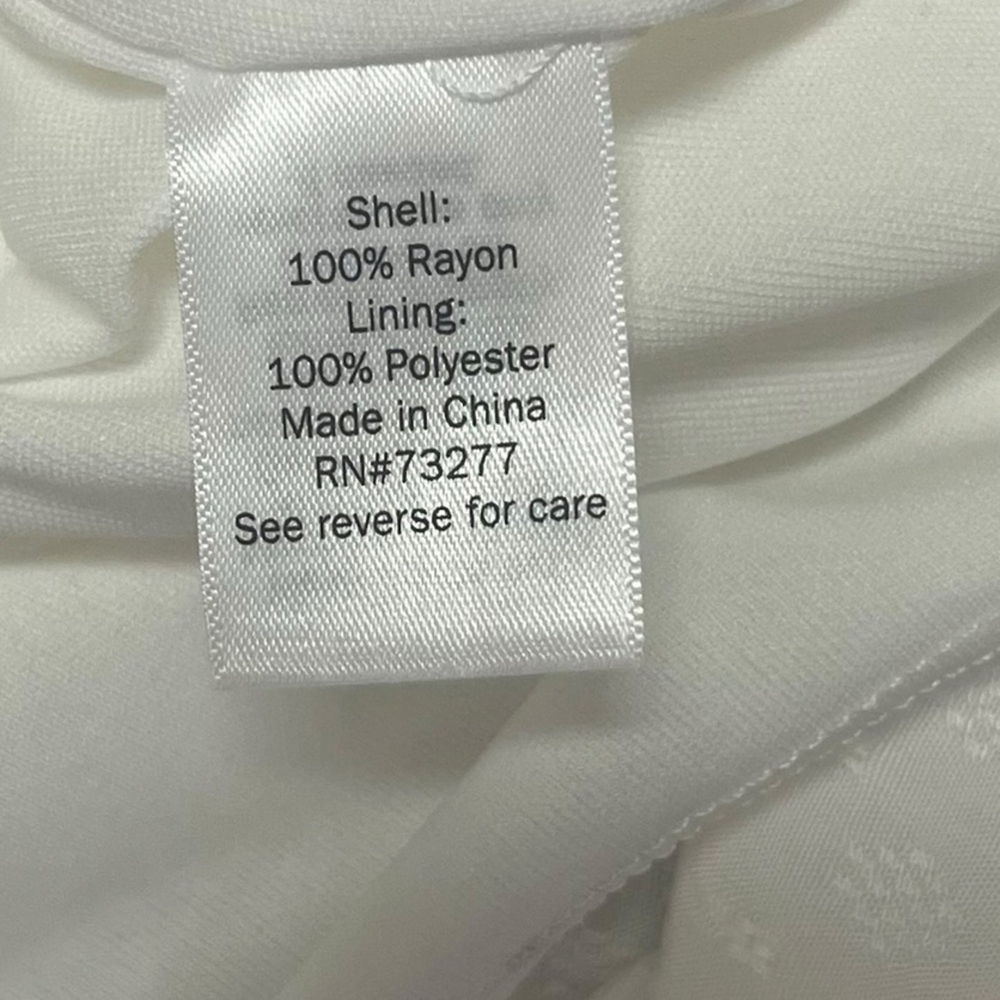SO Dress Womens Large White Off Shoulder Open Side Rehearsal Dinner Relaxed NWT