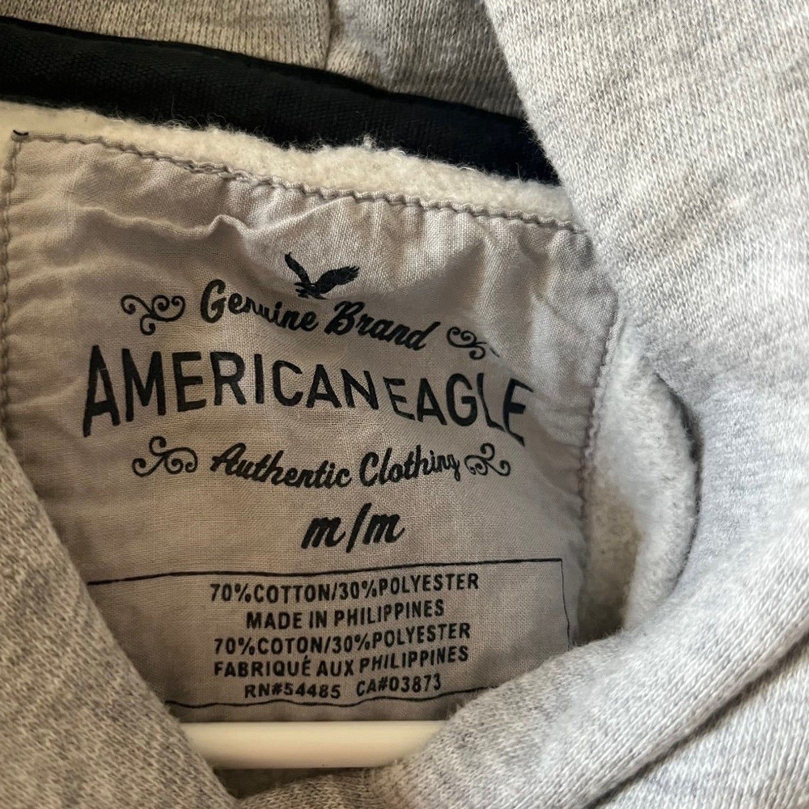 American Eagle Womens Hoodie Size M Gray Kangaroo Pocket Pullover Comfy Leisure