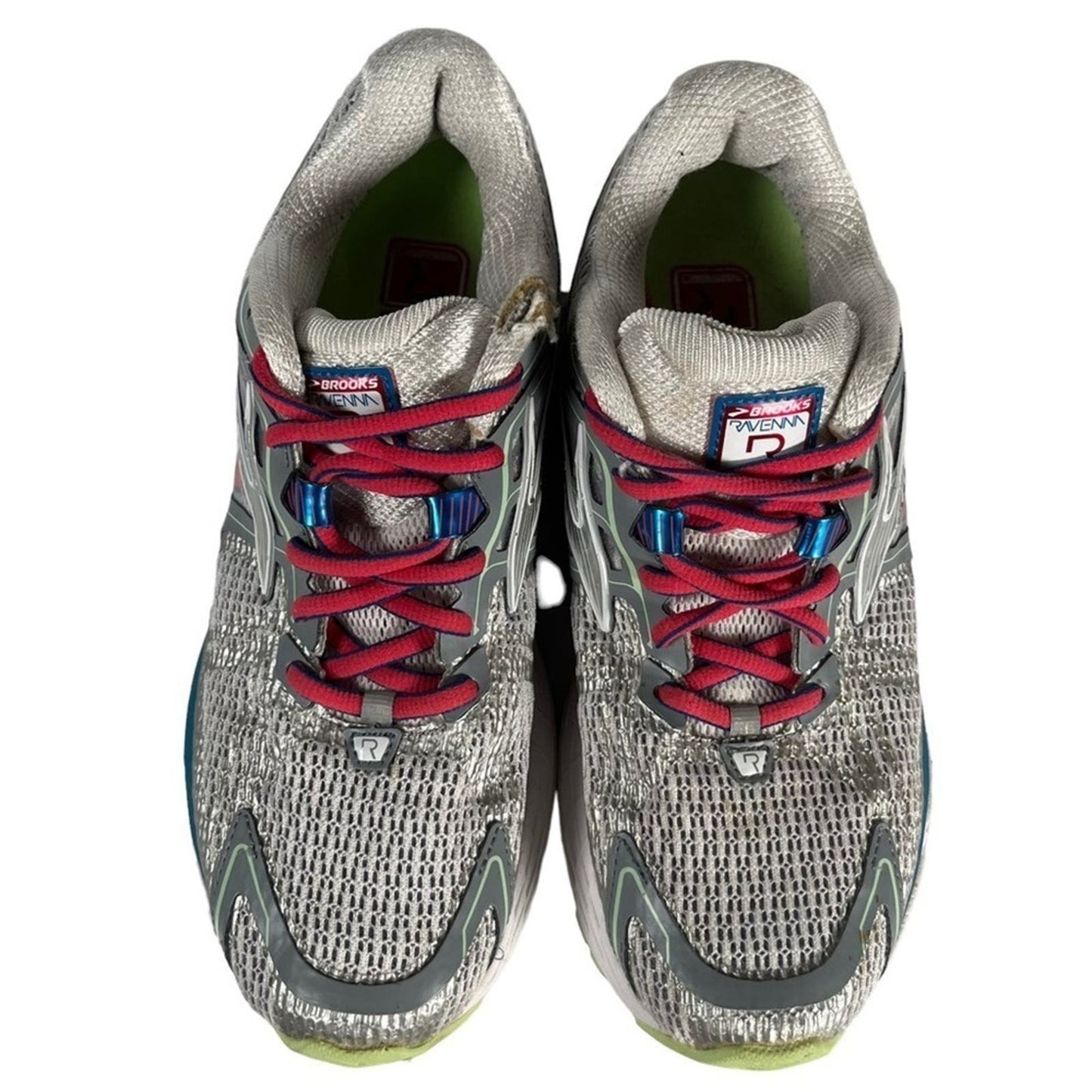 Brooks Ravenna 6 Womens Size 8.5 Silver Pink Athletic Running Shoe Sneaker