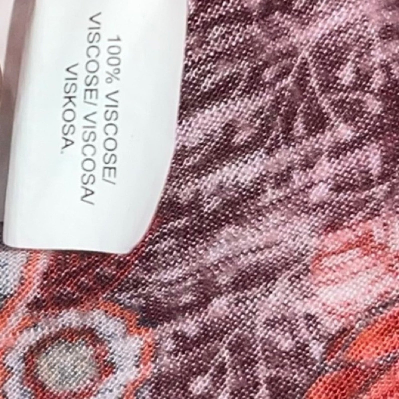 Lucky Brand Mixed Print Blouse Womens Size Small Back Button Ruffle Boho Chic