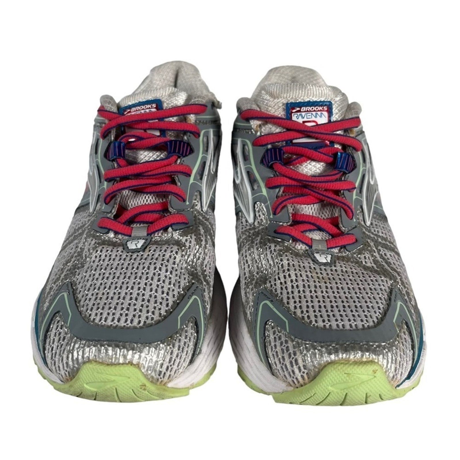 Brooks Ravenna 6 Womens Size 8.5 Silver Pink Athletic Running Shoe Sneaker