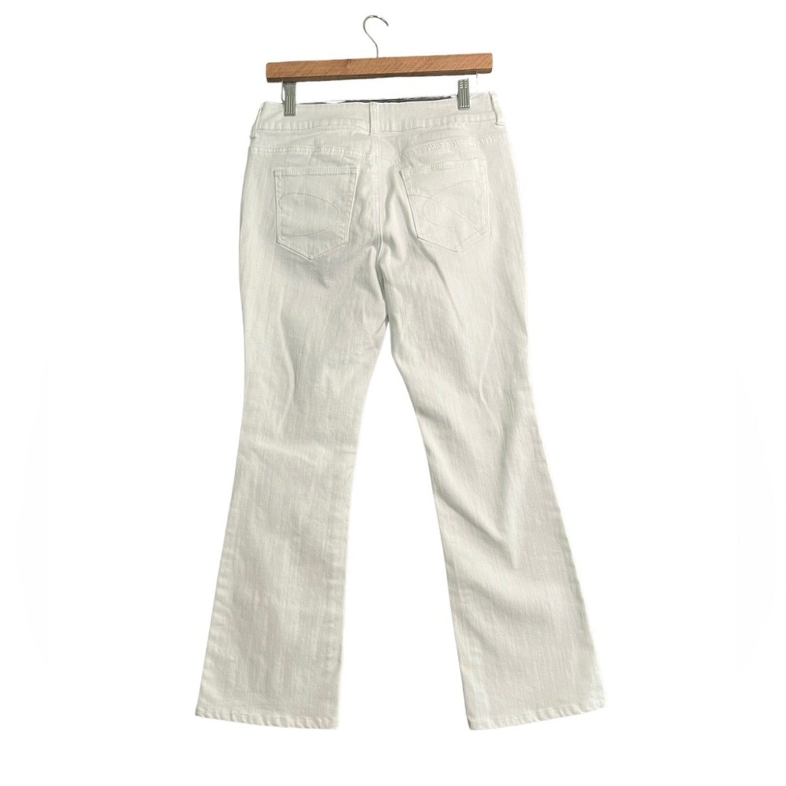 Chico's Womens Jeans Size 0R (S/4) White So Slimming Bootcut 