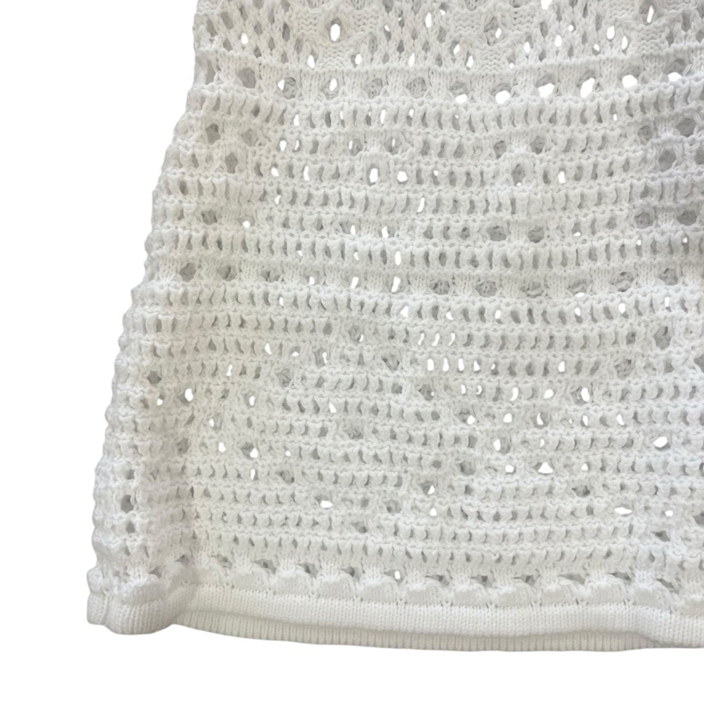 Sofia Jeans by Sofia Vegara Womens Dress Size Medium White Tie Strap Crochet