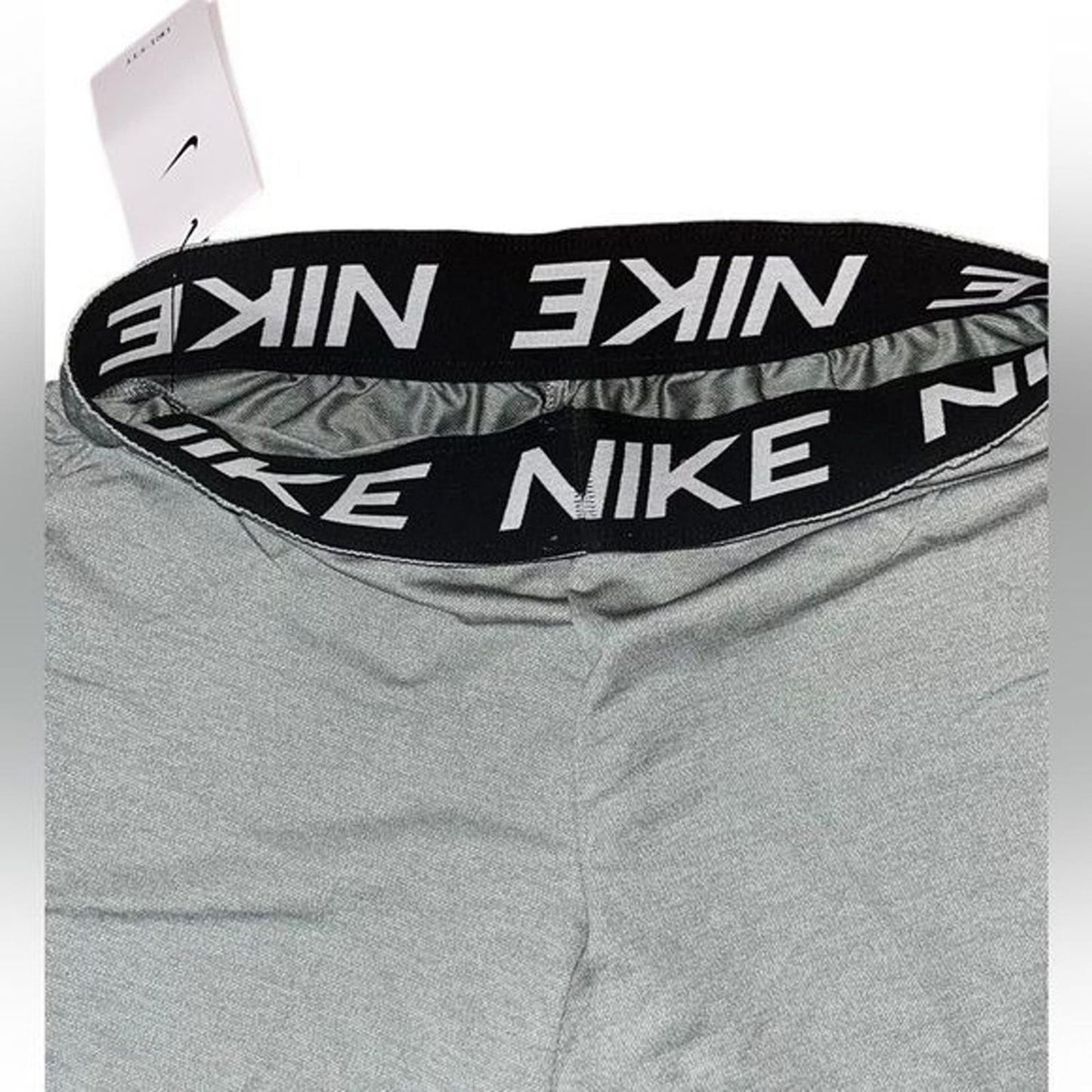 Nike Dri Fit Training Womens Size XS Shorts Gray Drawstring Running Athletic NWT