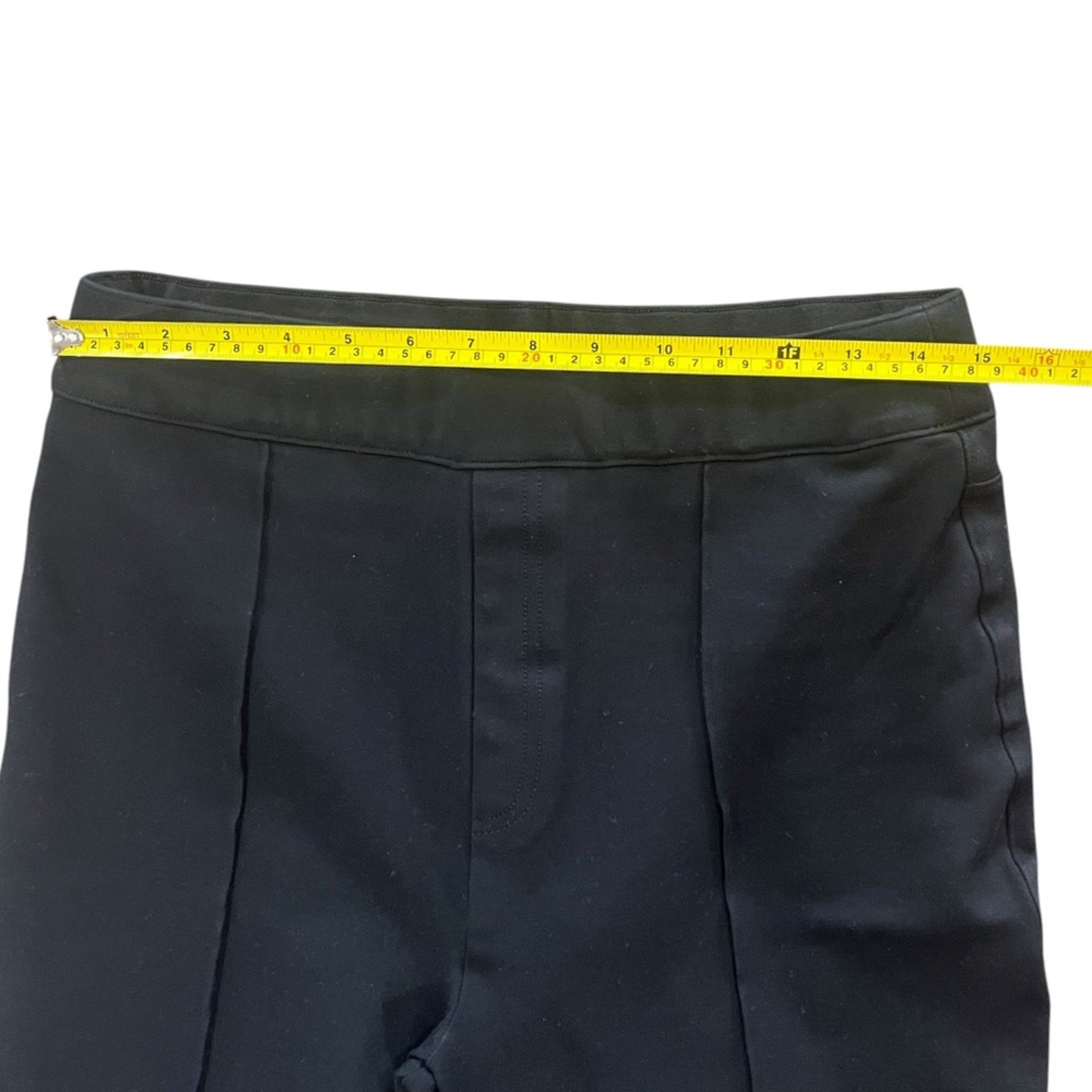 SPANX Womens Pants Size XL Black Pull On Smooth Perfect Fit High Rise Flare
