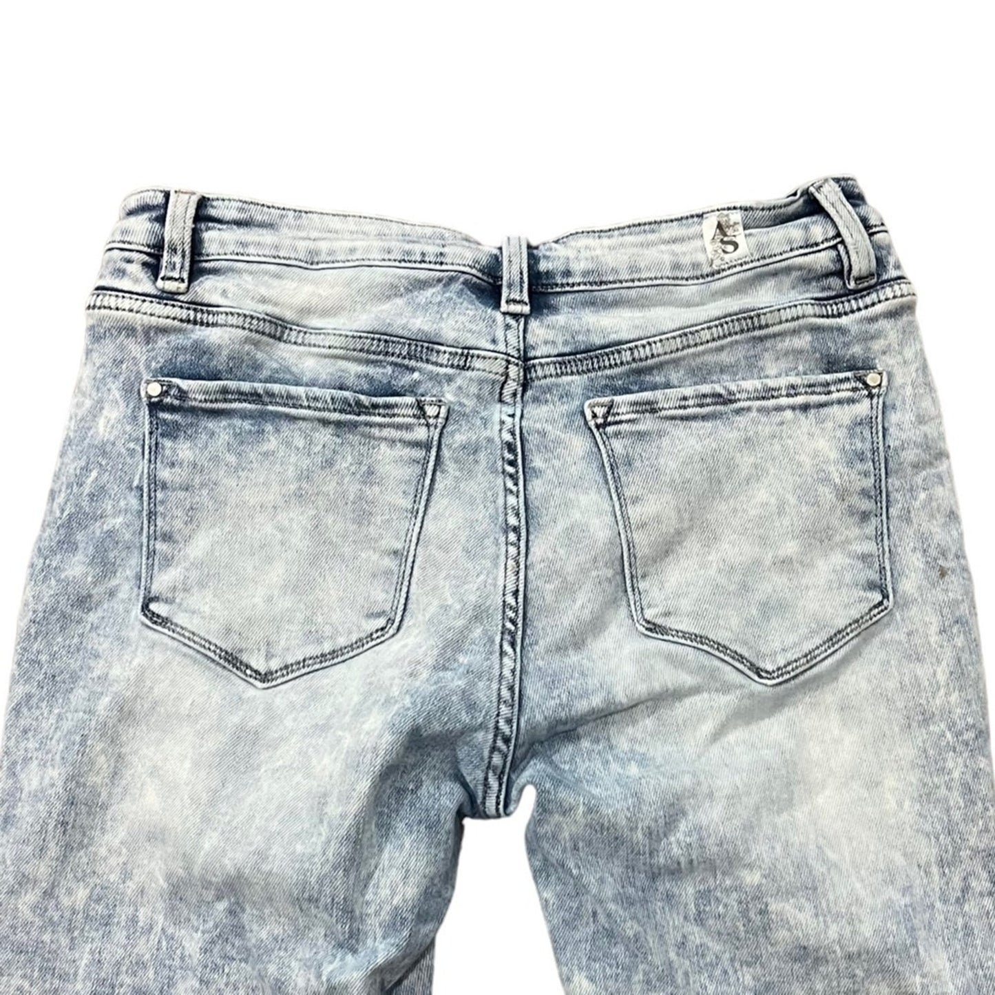 Altar'd State Jeans Womens Size 11 Distressed Frayed Hem Cut Off blue Light Wash