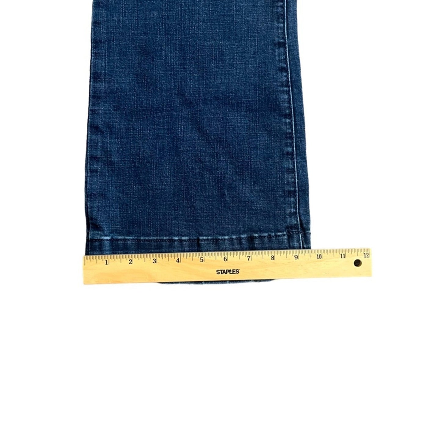 Wrangler Retro Mid Rise Wide Leg Trouser Jeans Womens Size 3x34 Whiskered Long
