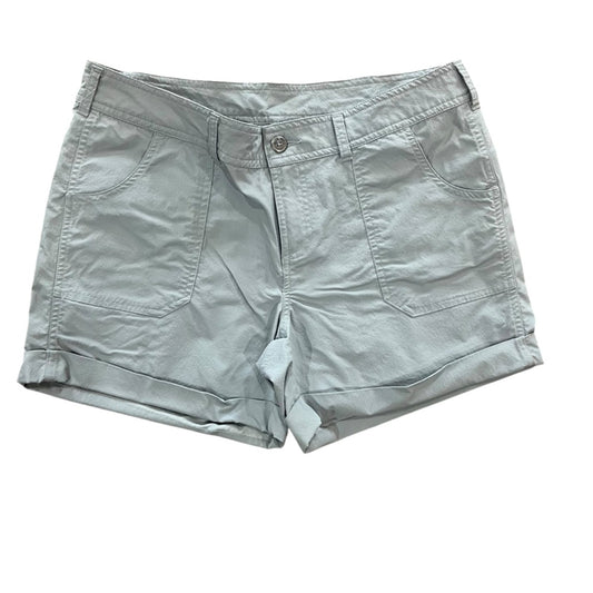 The North Face Womens Shorts Size 12 Gray Hiking Boating Nylon Pockets Camping