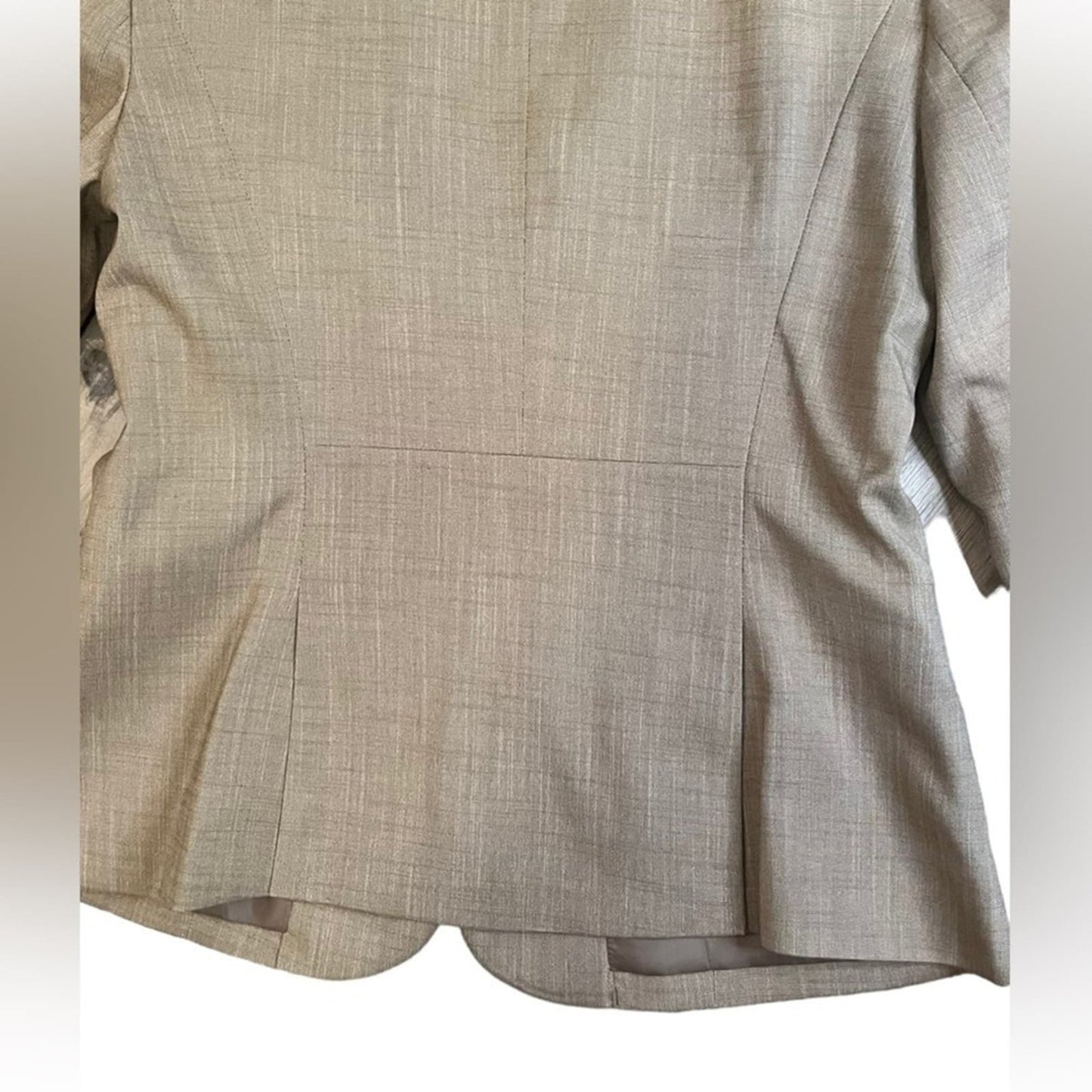 The Limited Blazer Womens Small Tan Business Casual Career Preppy Neutral NWT 