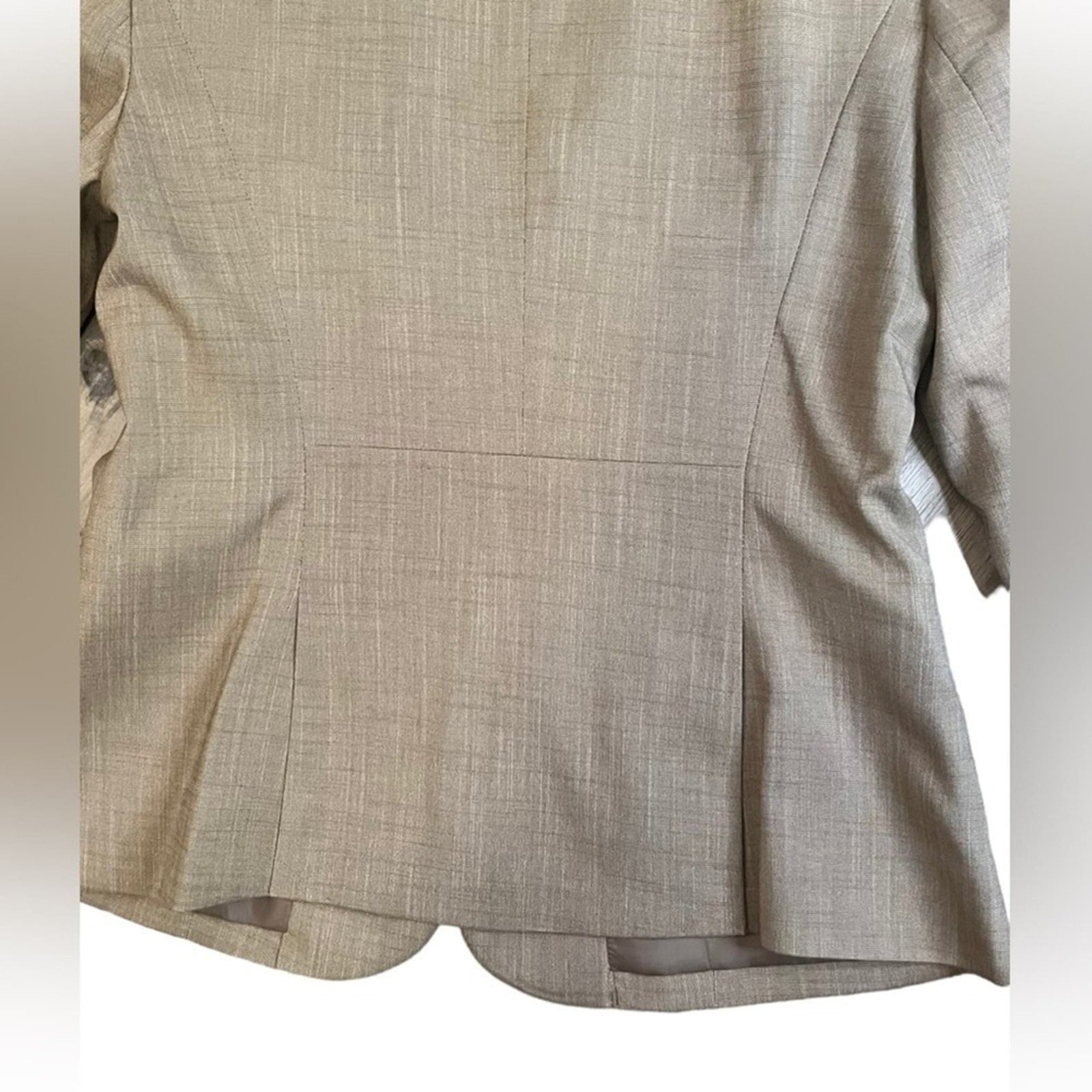 The Limited Blazer Womens Small Tan Business Casual Career Preppy Neutral NWT 