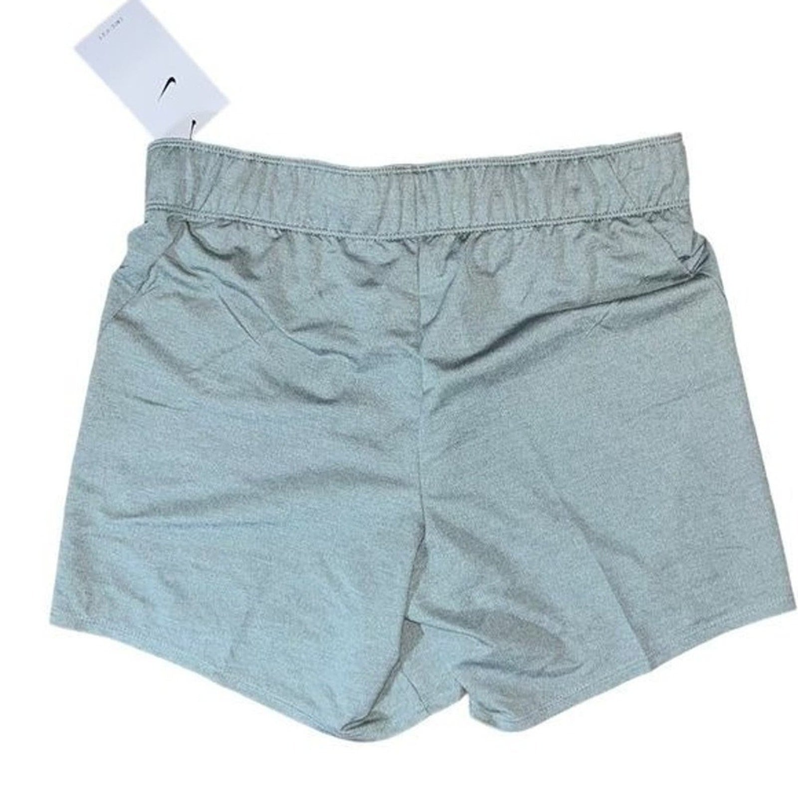Nike Dri Fit Training Womens Size XS Shorts Gray Drawstring Running Athletic NWT