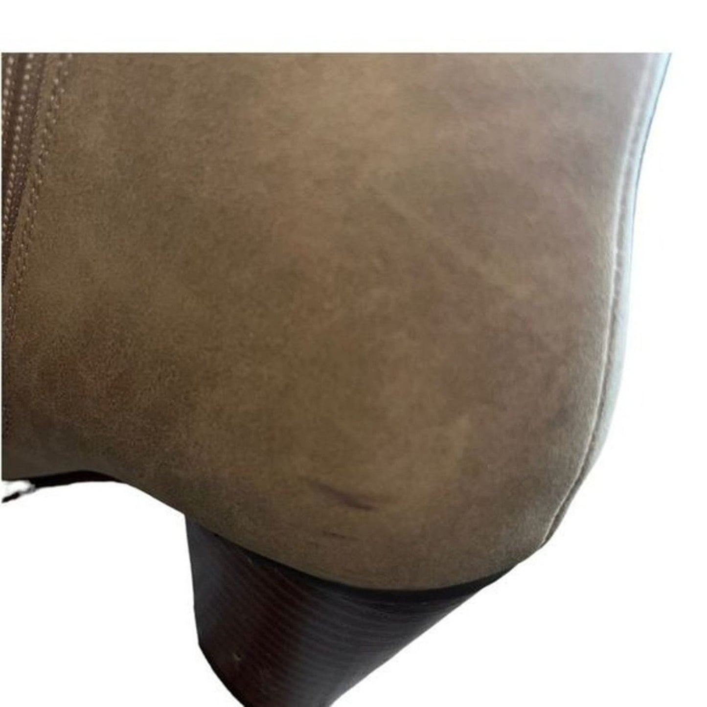 Parker & Sky Ankle Boot Womens Size 8.5 Faux Suede Tan Bootie Side Zip